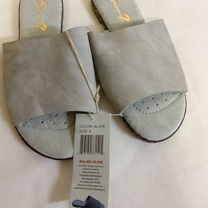 SEVEN7 MALIBU SANDAL color slate #SIZE 9